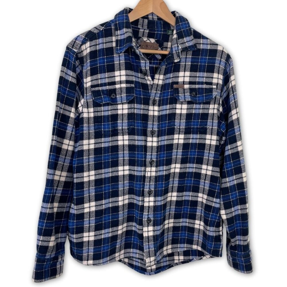 Orvis Heavyweight Flannel Shirt Mens Medium
